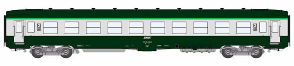 REE Modeles VB-143 - 2nd Class French Passenger Coach DEV AO B10 U52